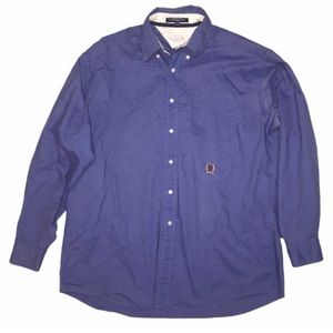 Vintage Tommy Hilfiger Button Up Shirt Crest Logo